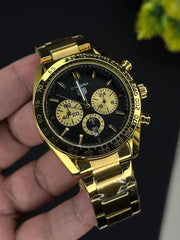 Gold chrono.