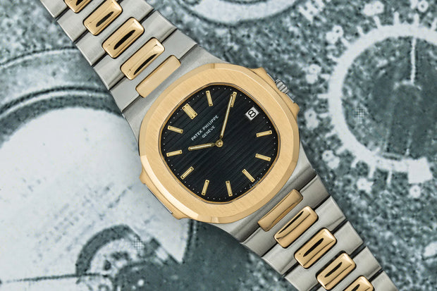 Patek Nautilus Two Tone.