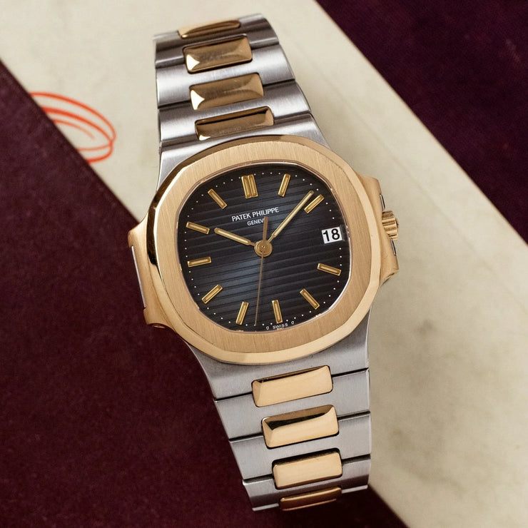 Patek Nautilus Two Tone.