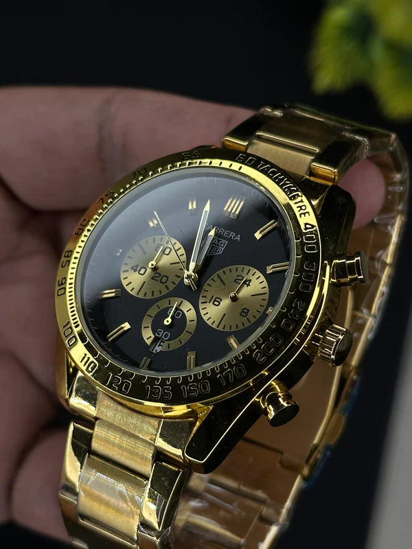 Gold chrono.